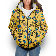 Load image into Gallery viewer, Blue Trio Tuscan Sherpa Hoodie hoodie Herman 
