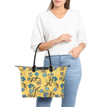 Load image into Gallery viewer, Blue Trio Tuscan Single-Shoulder Lady Handbag (Model 1714) bag e-joyer 
