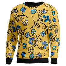 Load image into Gallery viewer, Blue Trio Tuscan Unisex Crewneck Long Sleeve Top 49 Dzine 
