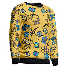 Load image into Gallery viewer, Blue Trio Tuscan Unisex Crewneck Long Sleeve Top 49 Dzine 
