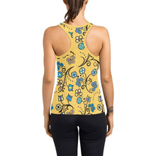 Load image into Gallery viewer, Blue Trio Tuscan Women&#39;s Racerback Tank Top (Model T60) Racerback Tank Top (T60) e-joyer 
