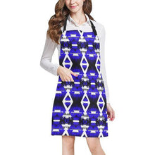 Load image into Gallery viewer, Blue Winter Camp All Over Print Apron All Over Print Apron e-joyer 
