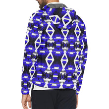 Load image into Gallery viewer, Blue Winter Camp All Over Print Windbreaker for Men (Model H23) All Over Print Windbreaker for Men (H23) e-joyer 
