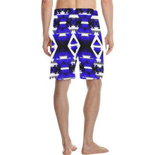 Load image into Gallery viewer, Blue Winter Camp Men&#39;s All Over Print Casual Shorts (Model L23) Men&#39;s Casual Shorts (L23) e-joyer 
