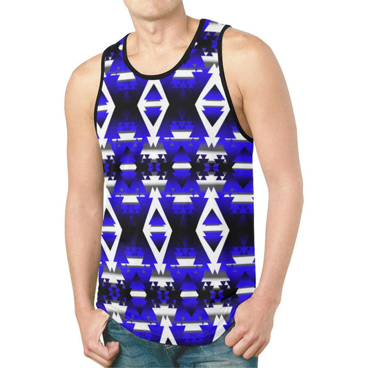 Blue Winter Camp New All Over Print Tank Top for Men (Model T46) New All Over Print Tank Top for Men (T46) e-joyer 