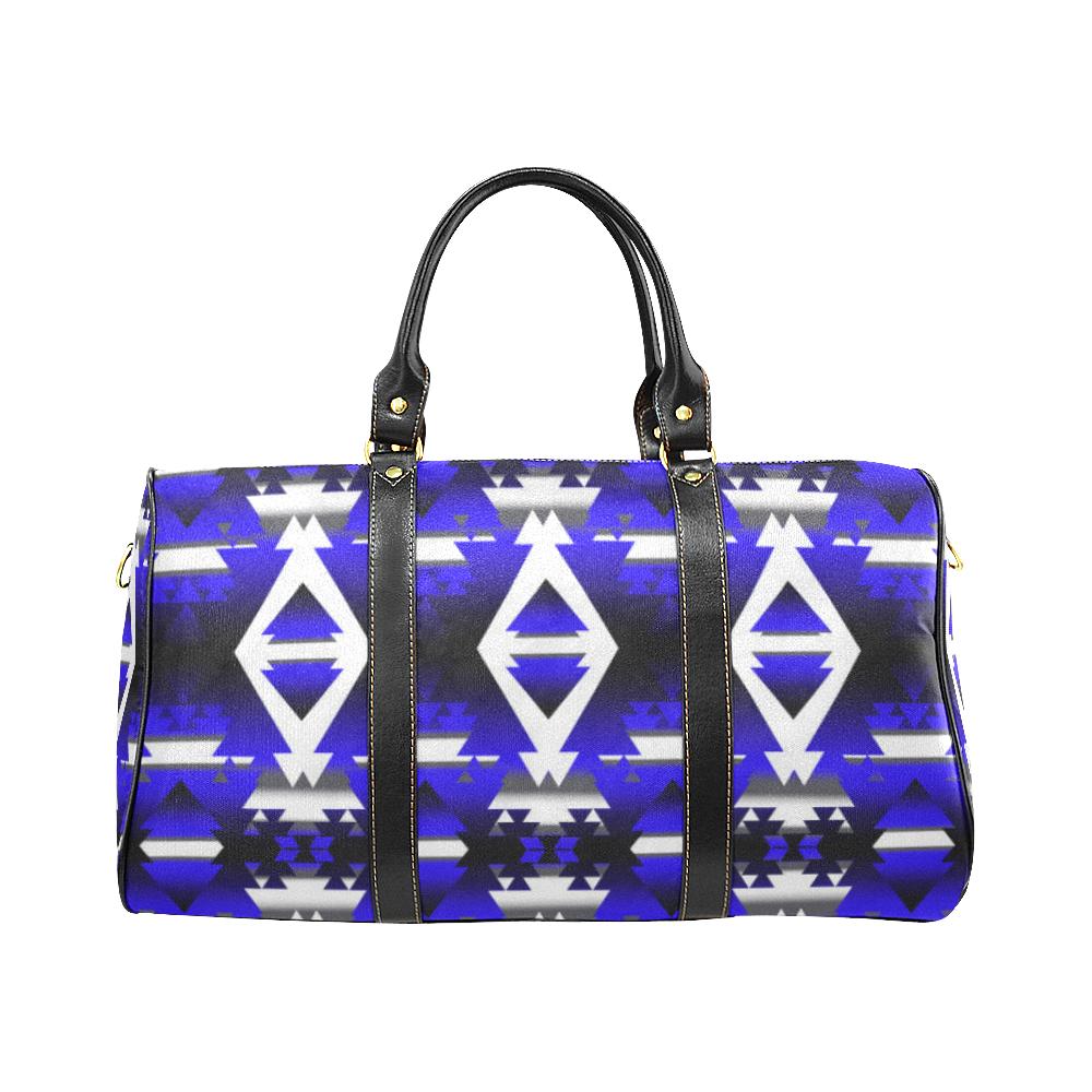 Blue Winter Camp Small Travel Bag by 49 Dzine