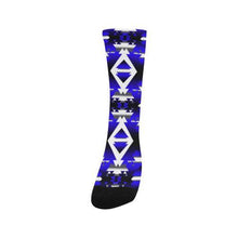 Load image into Gallery viewer, Blue Winter Camp Trouser Socks Socks e-joyer 
