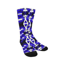 Load image into Gallery viewer, Blue Winter Camp Trouser Socks Trouser Socks e-joyer 
