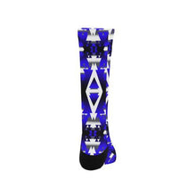 Load image into Gallery viewer, Blue Winter Camp Trouser Socks Trouser Socks e-joyer 
