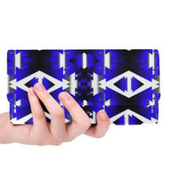 Load image into Gallery viewer, Blue Winter Camp Women&#39;s Trifold Wallet (Model 1675) Women&#39;s Trifold Wallet e-joyer 
