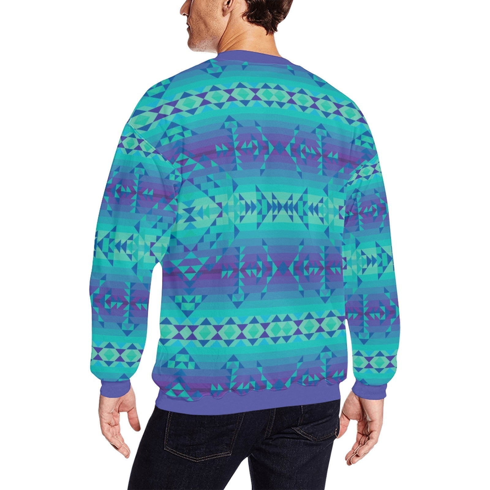 Borealis All Over Print Crewneck Sweatshirt for Men (Model H18) shirt e-joyer 