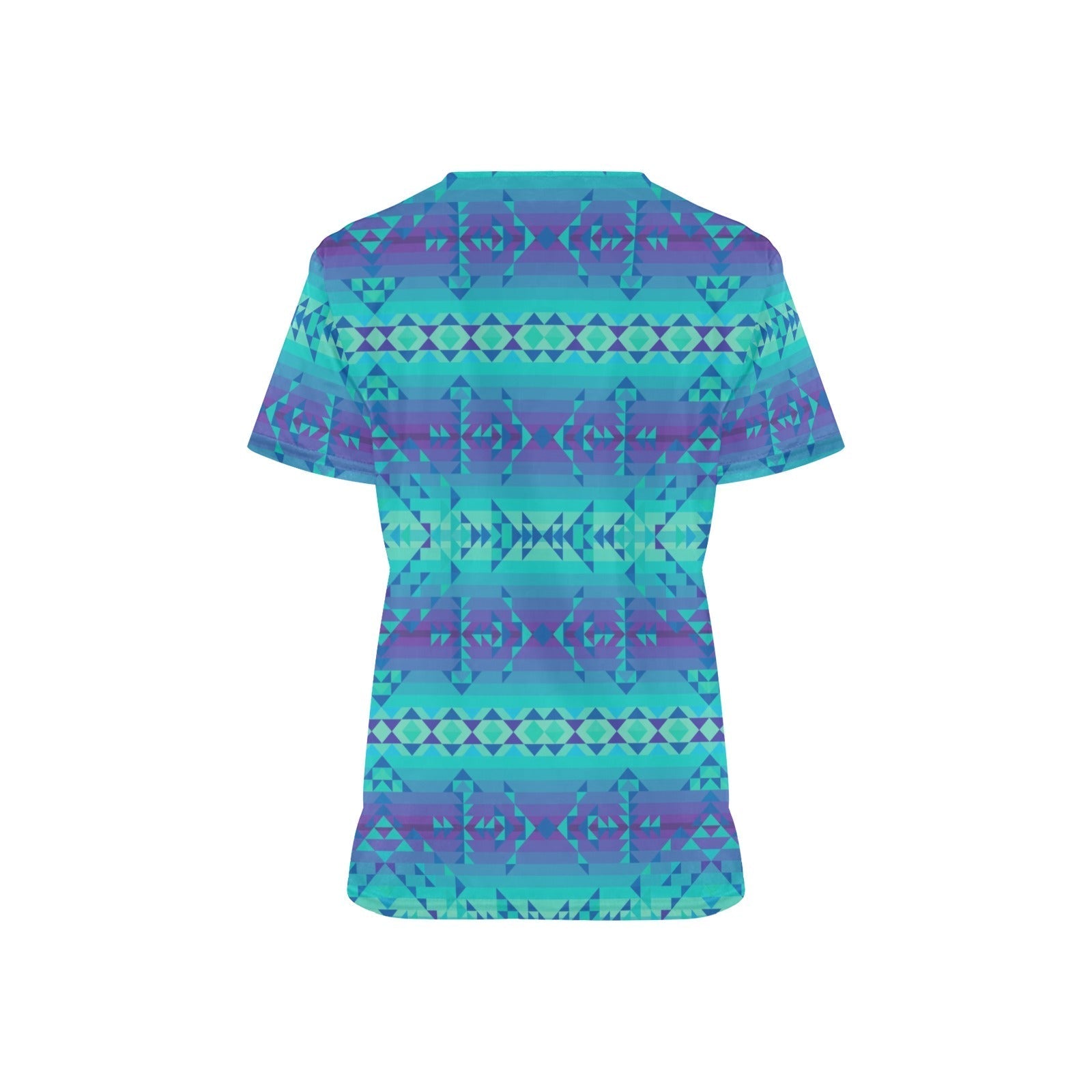 Borealis All Over Print Scrub Top Scrub Top e-joyer 