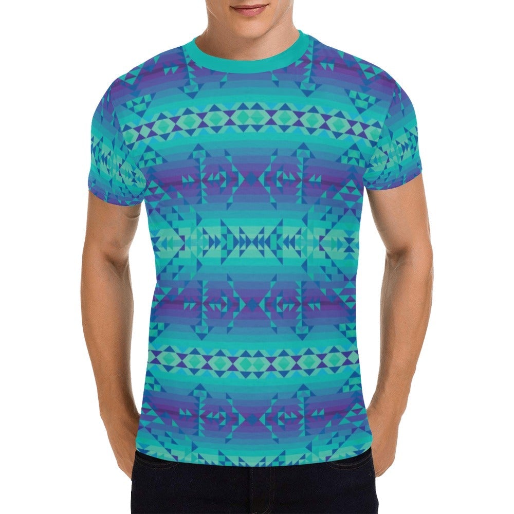 Borealis All Over Print T-Shirt for Men (USA Size) (Model T40) All Over Print T-Shirt for Men (T40) e-joyer 