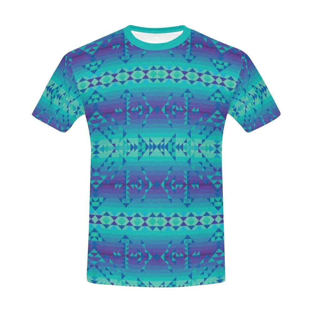 Borealis All Over Print T-Shirt for Men (USA Size) (Model T40) All Over Print T-Shirt for Men (T40) e-joyer 