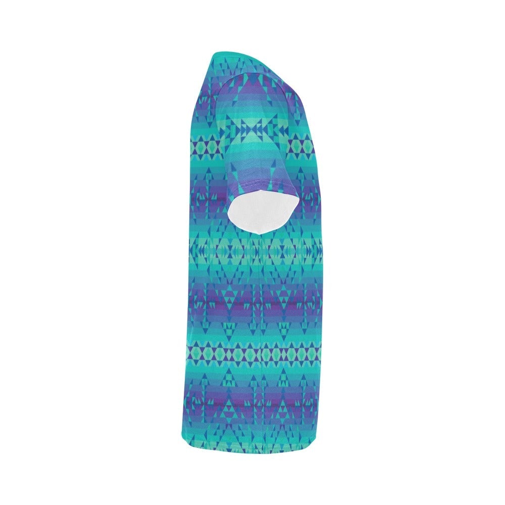 Borealis All Over Print T-Shirt for Men (USA Size) (Model T40) All Over Print T-Shirt for Men (T40) e-joyer 