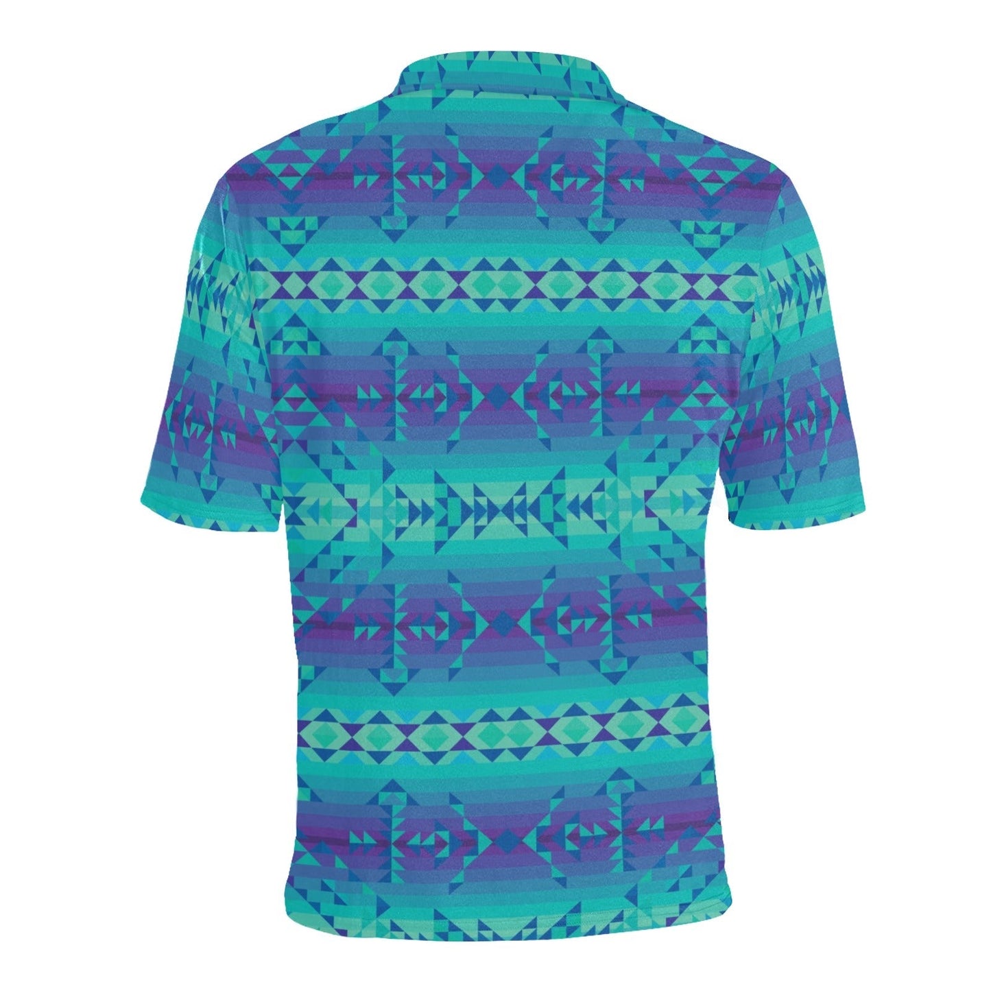 Borealis Men's All Over Print Polo Shirt (Model T55) Men's Polo Shirt (Model T55) e-joyer 