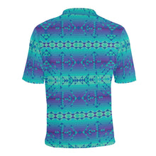 Load image into Gallery viewer, Borealis Men&#39;s All Over Print Polo Shirt (Model T55) Men&#39;s Polo Shirt (Model T55) e-joyer 
