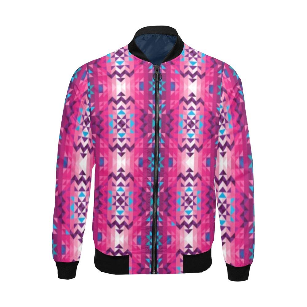 Bright Wave All Over Print Bomber Jacket for Men (Model H19) All Over Print Bomber Jacket for Men (H19) e-joyer 