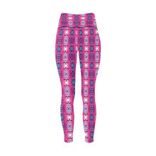 Load image into Gallery viewer, Bright Wave All Over Print High-Waisted Leggings (Model L36) High-Waisted Leggings (L36) e-joyer 
