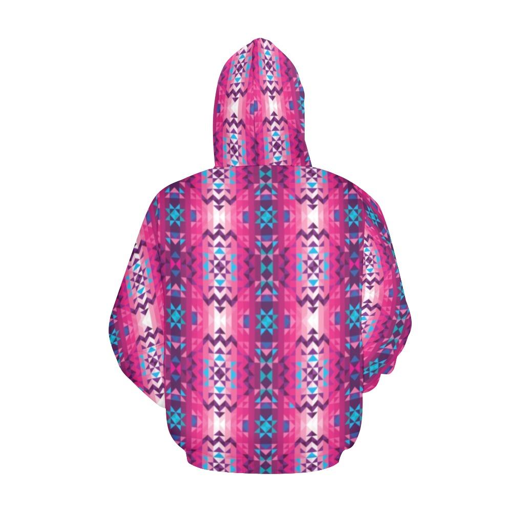 Bright Wave All Over Print Hoodie for Men (USA Size) (Model H13) All Over Print Hoodie for Men (H13) e-joyer 