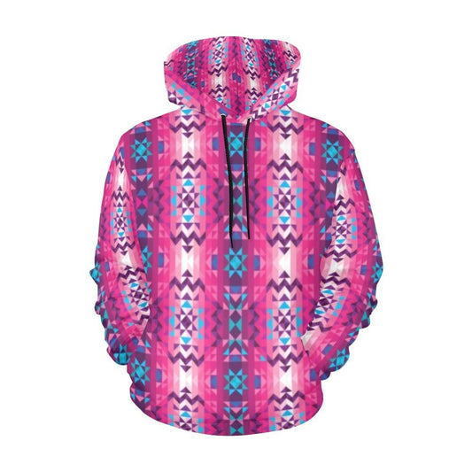 Bright Wave All Over Print Hoodie for Men (USA Size) (Model H13) All Over Print Hoodie for Men (H13) e-joyer 