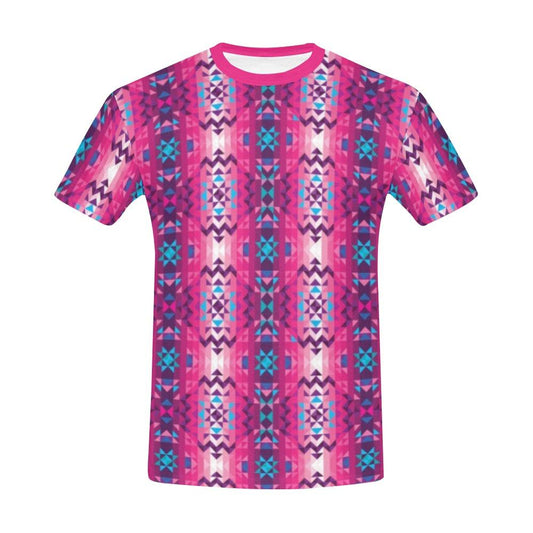 Bright Wave All Over Print T-Shirt for Men (USA Size) (Model T40) All Over Print T-Shirt for Men (T40) e-joyer 