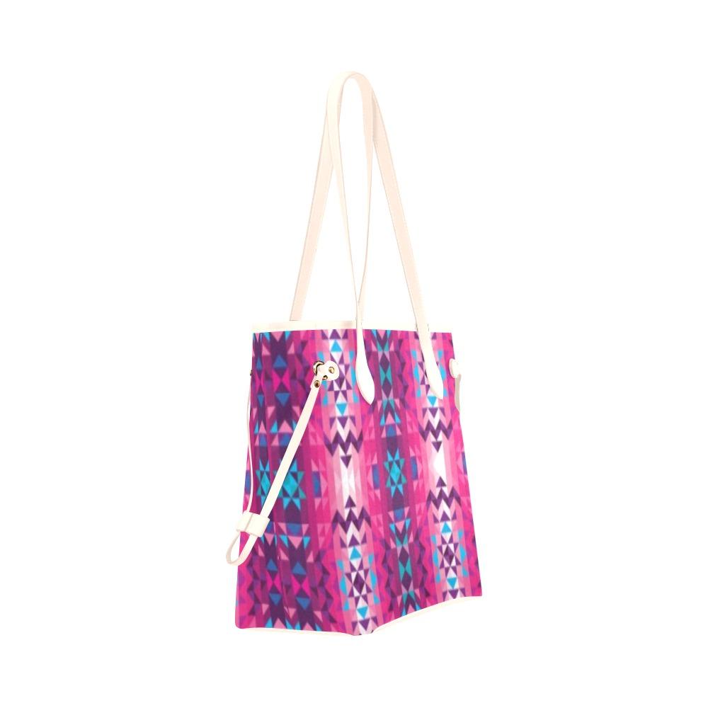 Bright Wave Clover Canvas Tote Bag (Model 1661) Clover Canvas Tote Bag (1661) e-joyer 
