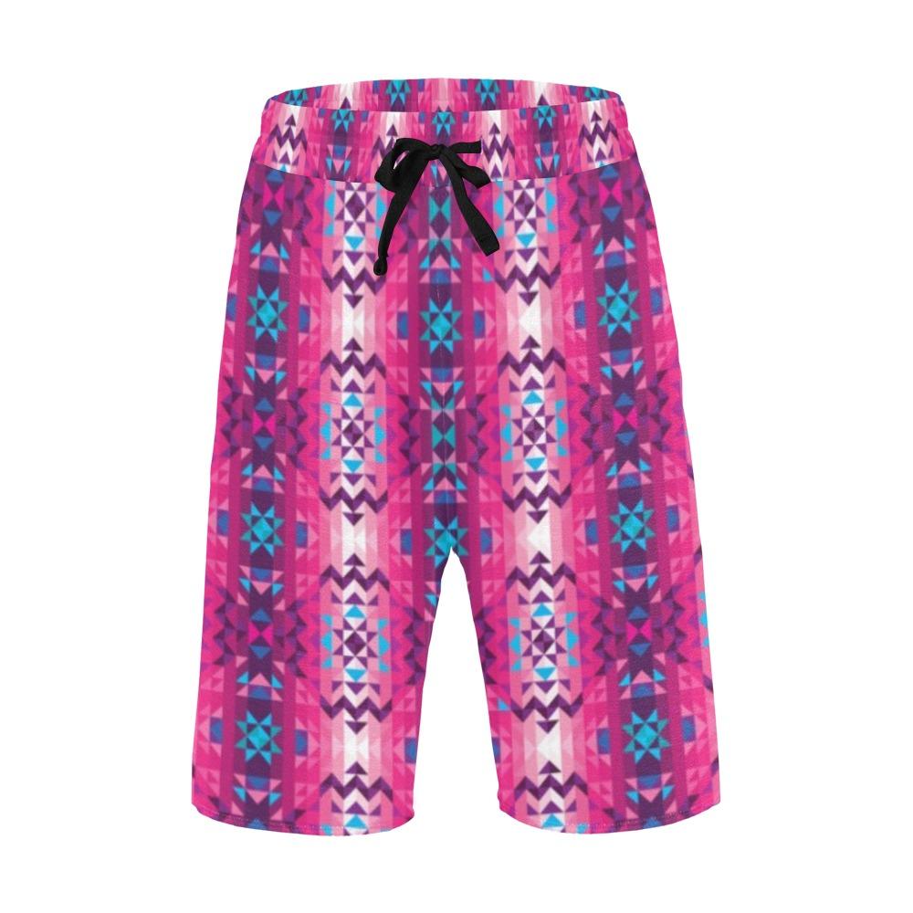 Bright Wave Men's All Over Print Casual Shorts (Model L23) Men's Casual Shorts (L23) e-joyer 