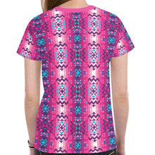 Load image into Gallery viewer, Bright Wave New All Over Print T-shirt for Women (Model T45) tshirt e-joyer 
