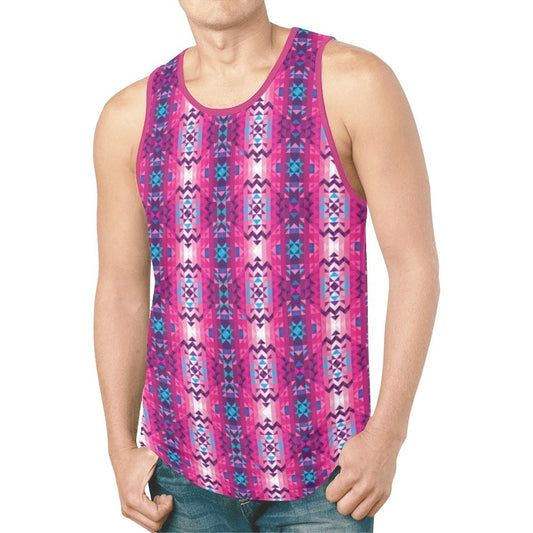 Bright Wave New All Over Print Tank Top for Men (Model T46) New All Over Print Tank Top for Men (T46) e-joyer 