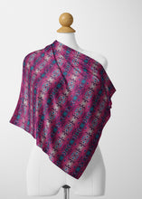 Load image into Gallery viewer, Bright Wave Satin Shawl Scarf 49 Dzine 
