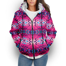 Load image into Gallery viewer, Bright Wave Sherpa Hoodie hoodie Herman 
