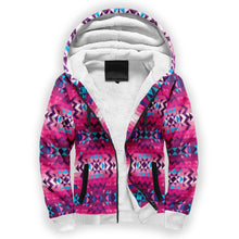 Load image into Gallery viewer, Bright Wave Sherpa Hoodie hoodie Herman 
