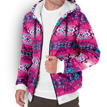 Load image into Gallery viewer, Bright Wave Sherpa Hoodie hoodie Herman 
