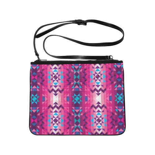 Bright Wave Slim Clutch Bag (Model 1668) Slim Clutch Bags (1668) e-joyer 