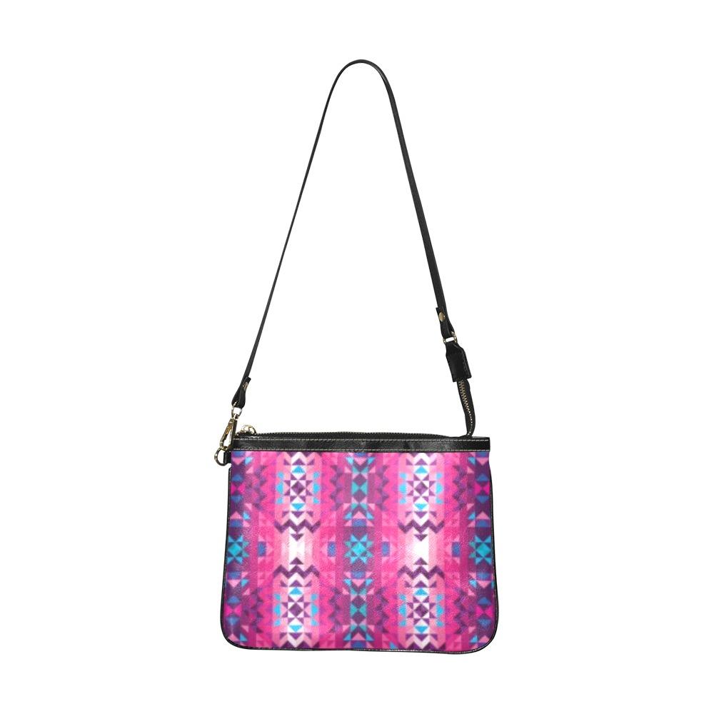 Bright Wave Small Shoulder Bag (Model 1710) Small Shoulder Bag (1710) e-joyer 