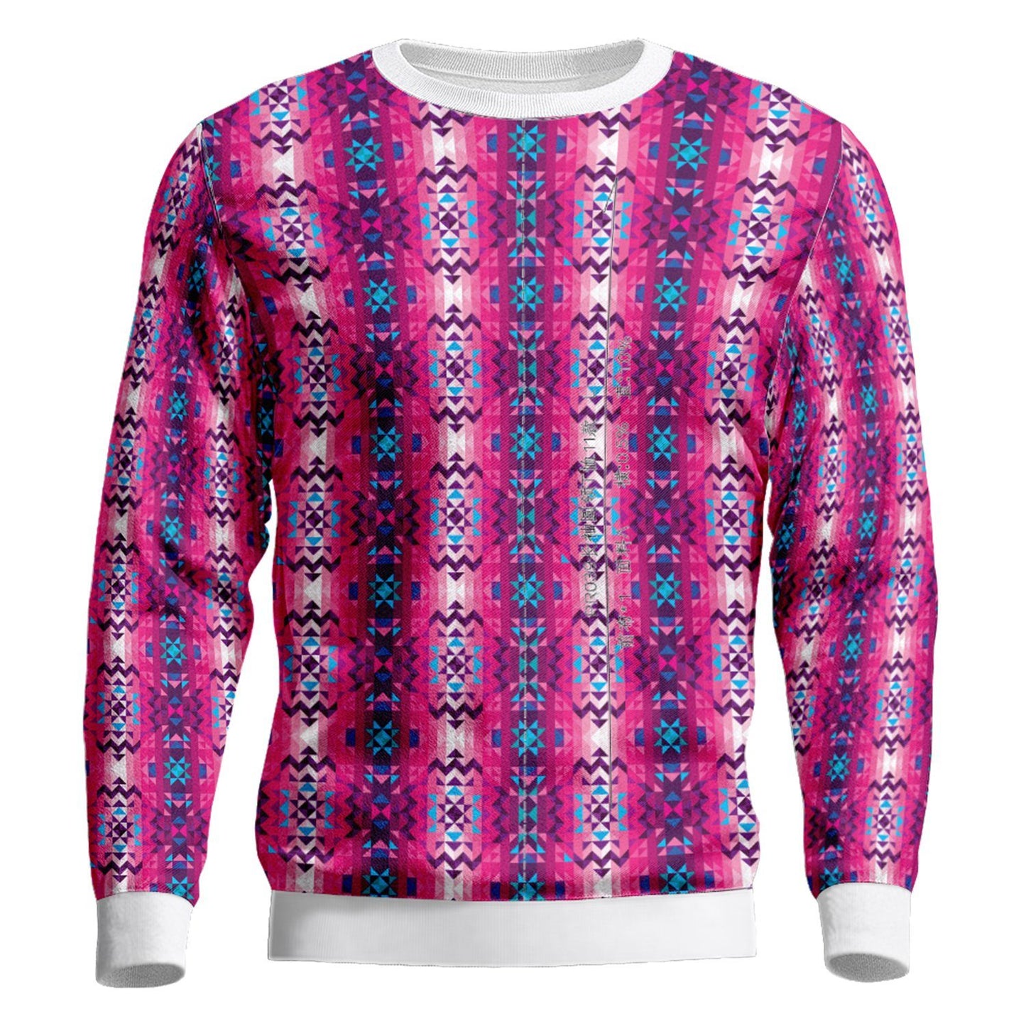 Bright Wave Unisex Crewneck Long Sleeve Top 49 Dzine 