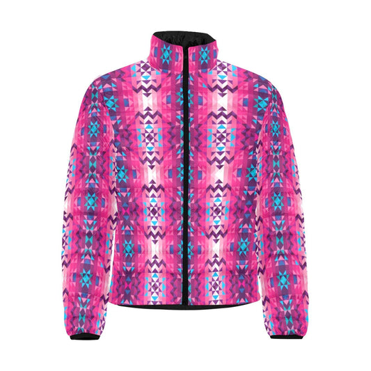Bright Wave Unisex Stand Collar Padded Jacket Men's Stand Collar Padded Jacket (H41) e-joyer 
