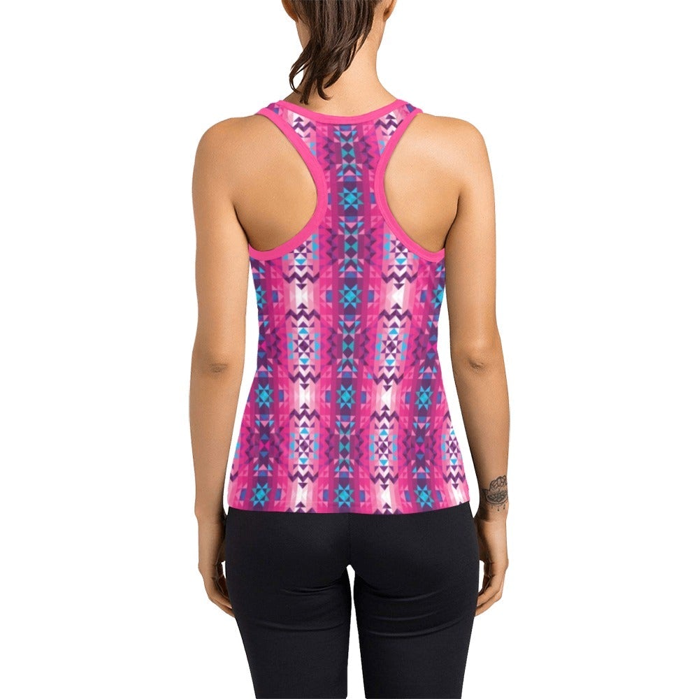 Bright Wave Women's Racerback Tank Top (Model T60) Racerback Tank Top (T60) e-joyer 
