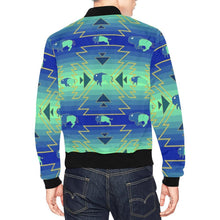 Load image into Gallery viewer, Buffalo Run All Over Print Bomber Jacket for Men (Model H19) Jacket e-joyer 
