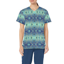 Load image into Gallery viewer, Buffalo Run All Over Print Scrub Top Scrub Top e-joyer 
