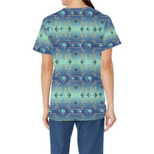 Load image into Gallery viewer, Buffalo Run All Over Print Scrub Top Scrub Top e-joyer 
