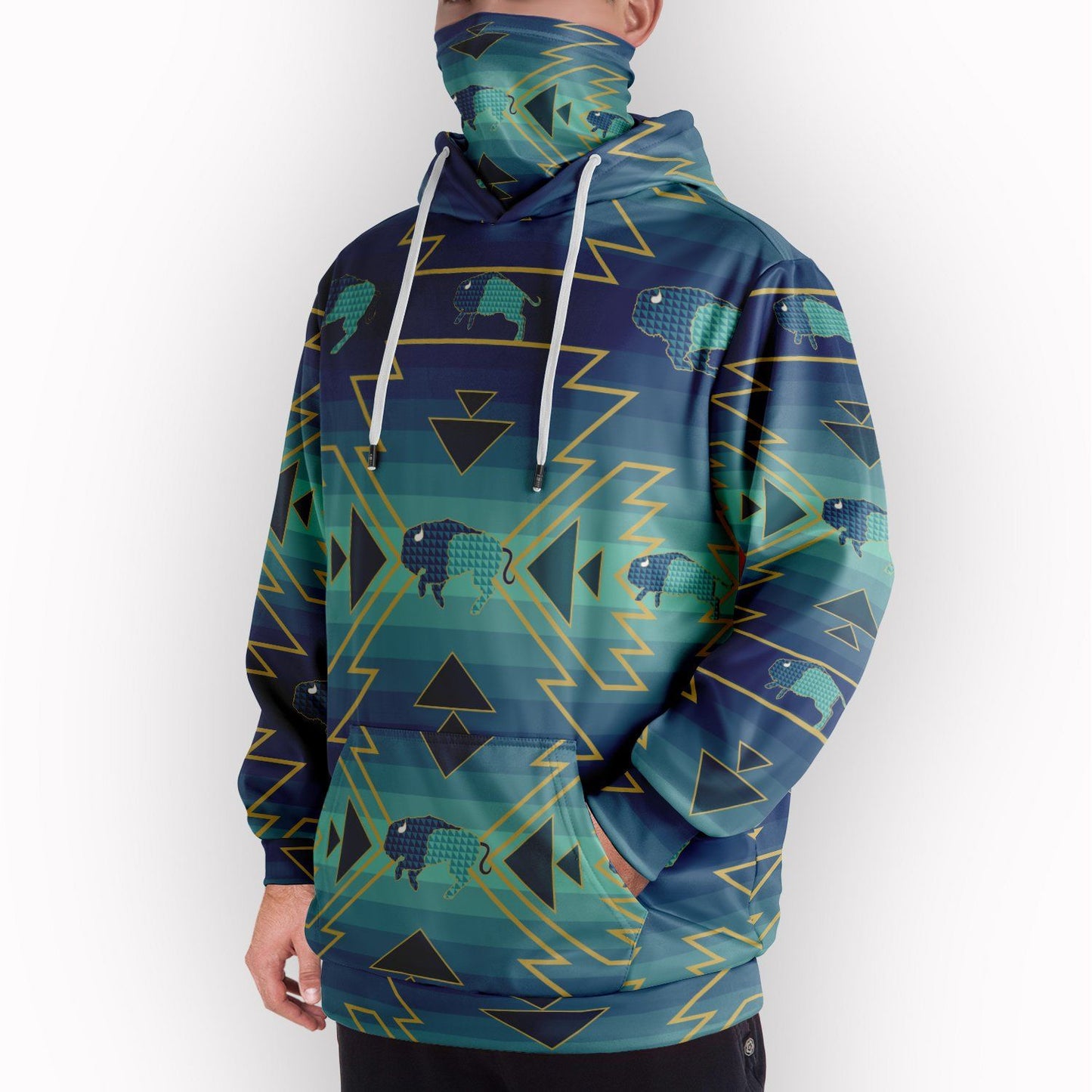 Buffalo Run Hoodie with Face Cover 49 Dzine 