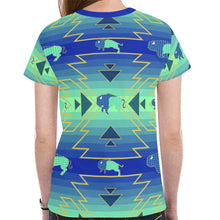 Load image into Gallery viewer, Buffalo Run New All Over Print T-shirt for Women (Model T45) tshirt e-joyer 
