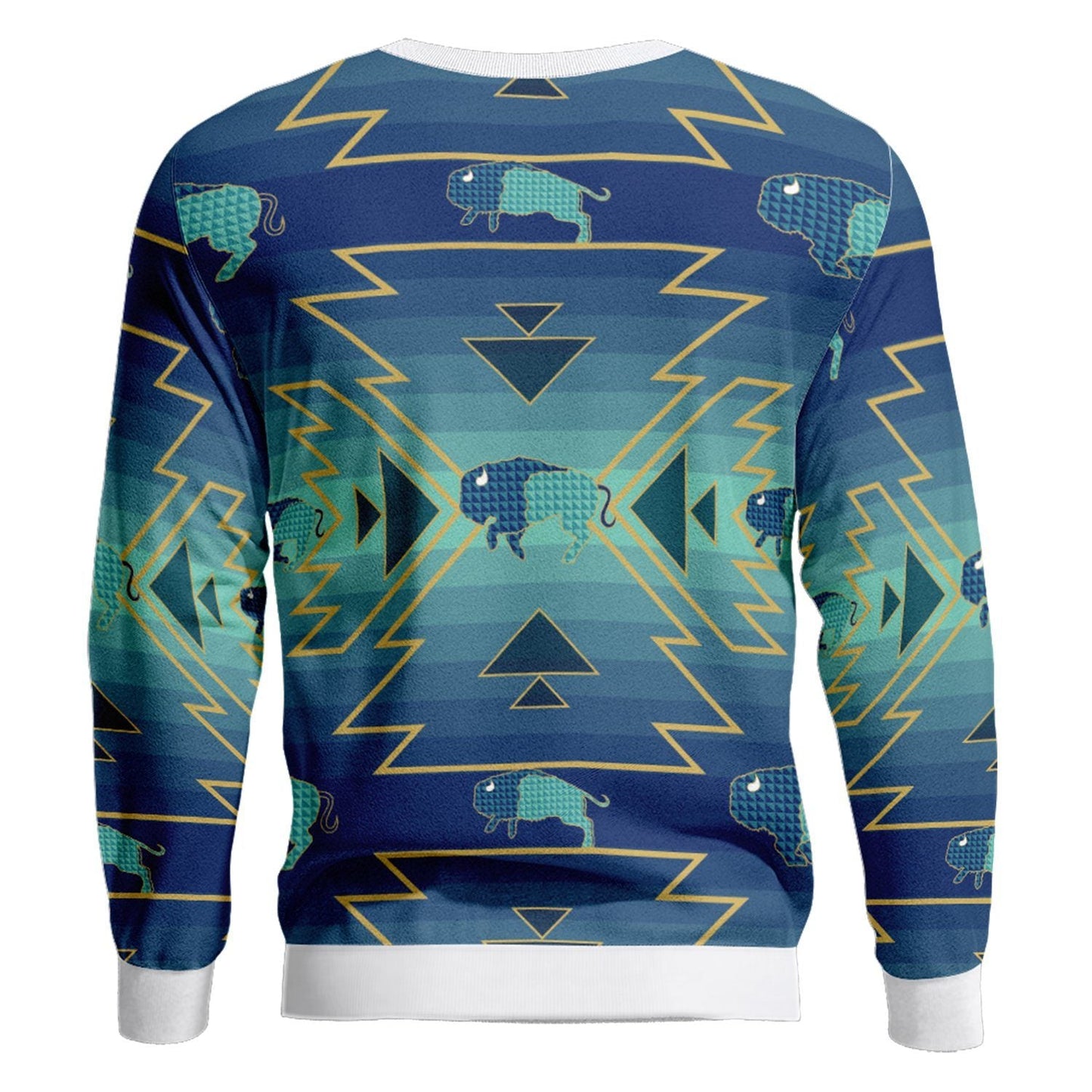 Buffalo Run Unisex Crewneck Long Sleeve Top 49 Dzine 