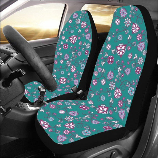 Burgundy Bloom Car Seat Covers (Set of 2) Car Seat Covers e-joyer 