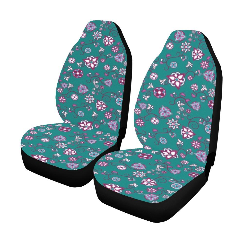 Burgundy Bloom Car Seat Covers (Set of 2) Car Seat Covers e-joyer 
