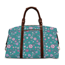 Load image into Gallery viewer, Burgundy Bloom Classic Travel Bag (Model 1643) Remake Classic Travel Bags (1643) e-joyer 
