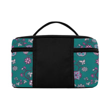 Load image into Gallery viewer, Burgundy Bloom Cosmetic Bag/Large (Model 1658) bag e-joyer 
