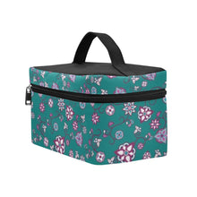 Load image into Gallery viewer, Burgundy Bloom Cosmetic Bag/Large (Model 1658) bag e-joyer 
